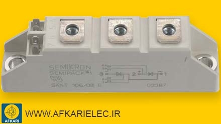دوبل تریستور - SKKT106/08E - SEMIKRON
